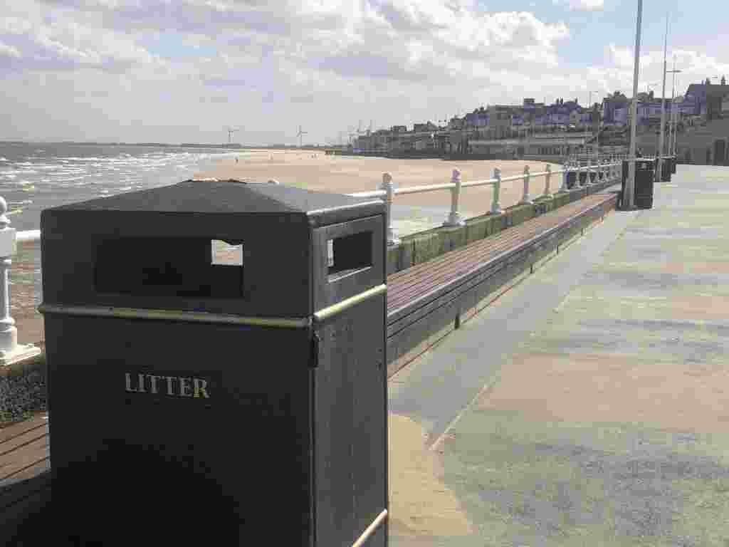 Visual aids for those struggling to find rubbish bins Yorkshire Coast