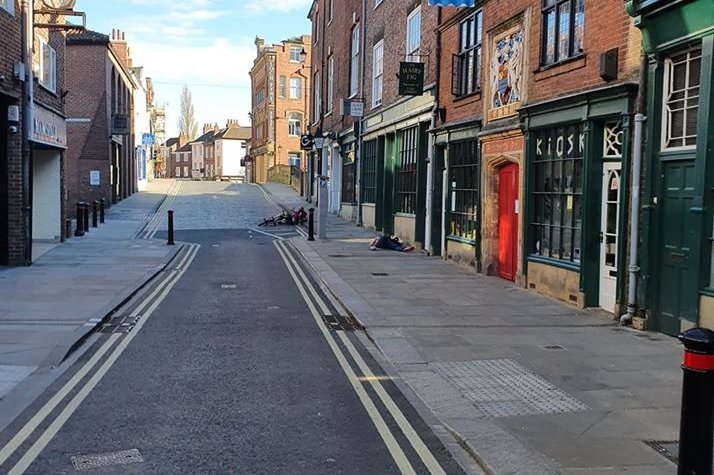 Lockdown in York 11th April 2020 1