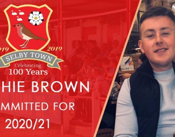 Archie Brown Commits at Selby Town FC for 2020/21 Season 1