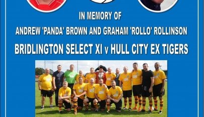 Andrew Brown & Graham Rollinson, Memorial Football Match, Bridlington AFC v Hull City Ex Tigers 2