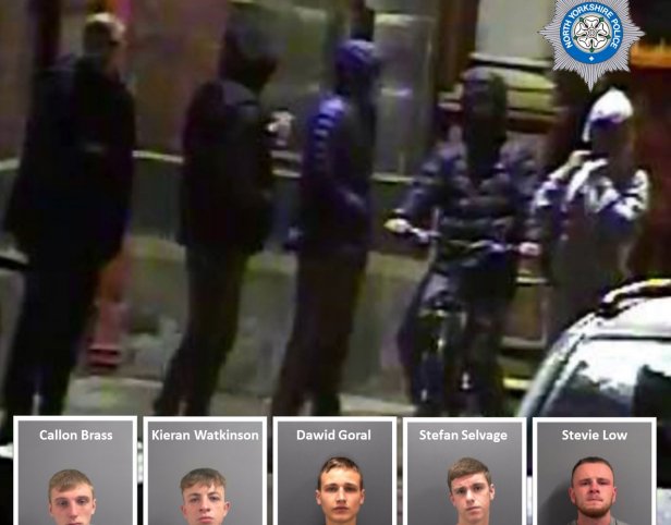 Five men have been jailed for the murder of a 26-year-old man in Scarborough. 1 Five men have been jailed for the murder of a 26-year-old man in Scarborough. 1